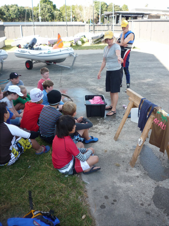 Waterwise clothing demo